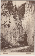 Postcard Zarnesti Prapastea Brasov traveled 1923 Transylvania Romania