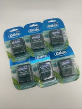 6 Oral-B Glide ProHealth Original Formula Mint Floss Tea Tree Oil Retired