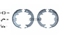 Textar Bremsbackensatz Feststellbremse Handbremse Hinten 91059400
