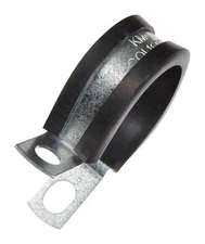 Jandorf 61526 Black Steel Insulated Cushion Clamp 1 Dia. x 0.5 W in.