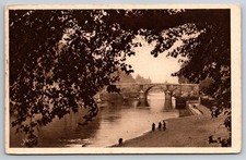 Postcard Quai des Celestins Pont Marie Bridge Paris France Yvon Posted 1922