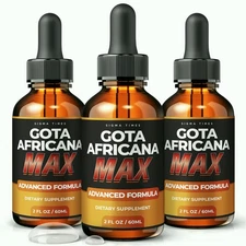 Gota Africana Max - Premium Liquid Formula for Metabolism & Performance - 3 Pack