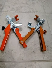 2-PACK  Pro Tile Leveling System Pliers Tool Lot