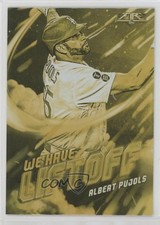 2021 Topps Fire We Have Liftoff Gold Minted Albert Pujols #WHL-16 2u3