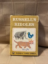 Vintage RUSSELL'S RIDDLES Cards Leicester Massachusetts