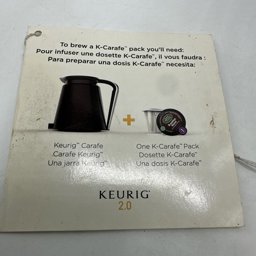 Caffettiera Keurig 2.0 4 tazze nero argento ~mai usata~ - Foto 12 di 15