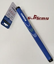 Lamkin SINK FIT Deep V Standard 58R Golf Putter Grip Blue w/ Black - 101824