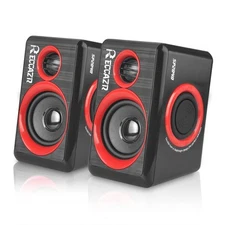 Pc Computer Speakers With Surround Sound Usb Wired Laptop Deep Bass For Desktop
