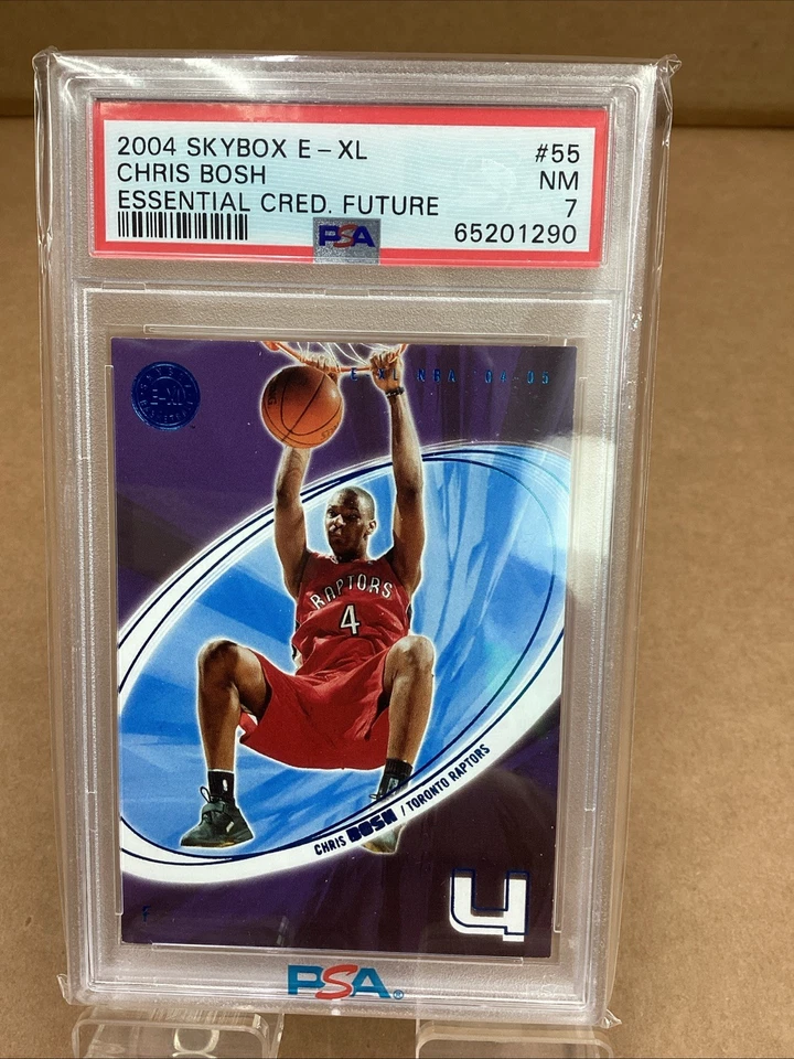 2004-05 E-XL Essential Credentials Future/55 Chris Bosh #55 Salón de la fama Foto 2 de 4