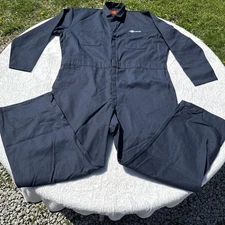 Red Kap Coveralls JB Brands Kentucky Distillery Mens Size 48 Reg Navy Blue Work