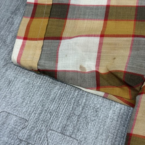 CAMISA DE COLECCIÓN AÑOS 60 70 MAYS MCM ROCKABILLY TRABAJO DOS BOLSILLOS CUADROS S/S BOTÓN MOD L - Imagen 8 de 8
