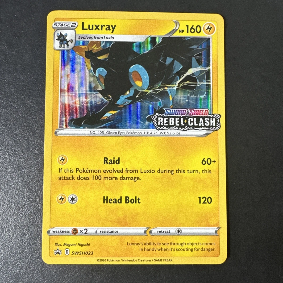 rare card in pokemon Pokemon - Sword & Shield - Fusion Strike - Luxray - 093/264