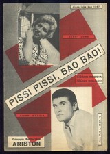 SPARTITO MUSICALE - "PISSI PISSI, BAO BAO !"  GIANNI MECCIA JENNY LUNA - 1967