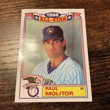 #776 1989 Topps Baseball 1988 All Star Commemorative # 3 Paul Molitor