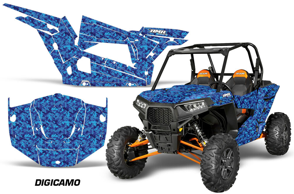UTV Graphics Decals Stickers for Polaris RZR 1000 XP 2-Door 13-18 ...