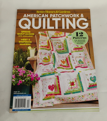 NEW Better Homes & Gardens American Patchwork & Quilting Magazine 12 Projects