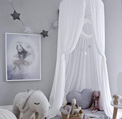 Curtain Dome Bed Canopy Netting Princess Girl Bed Canopy Bedcover Mosquito Net - Picture 10 of 10