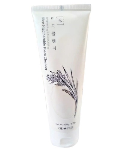 Limpiador Espumoso De Niacinamida GLAMFOX De Arroz 8.11oz Corea