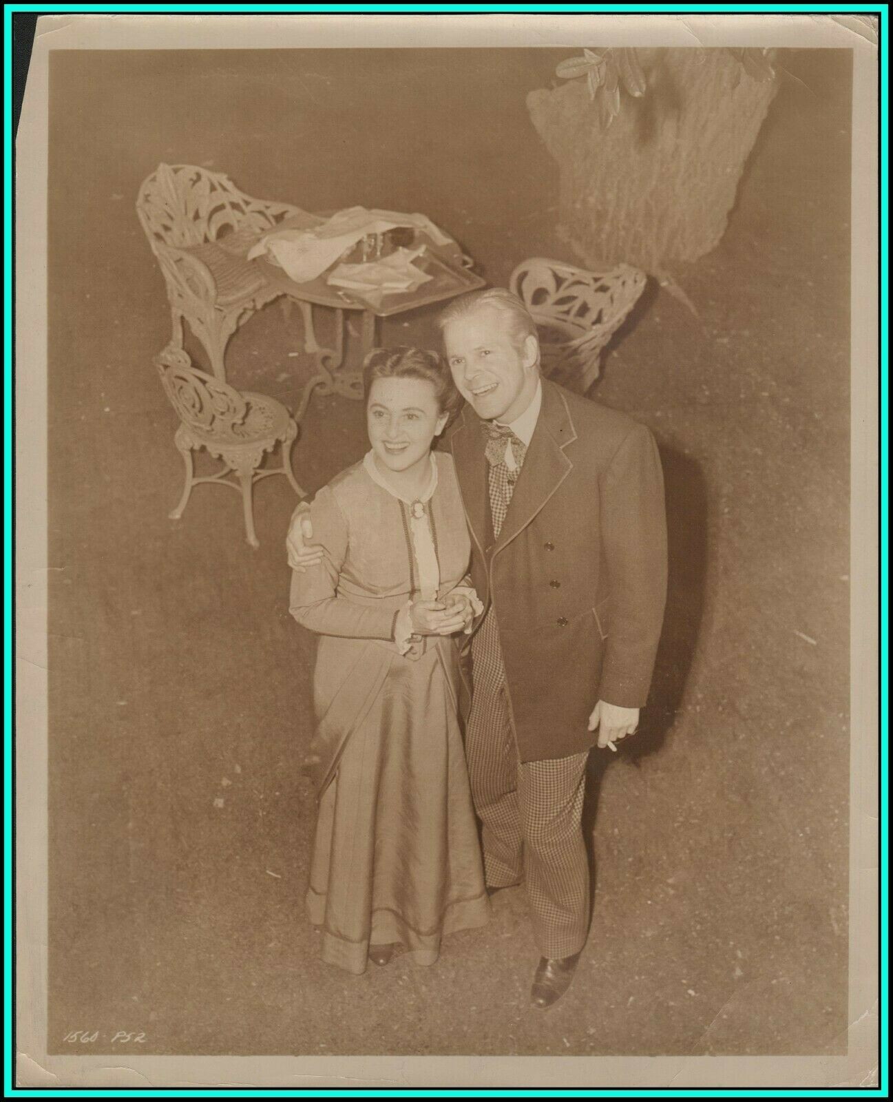 DAN DURYEA and Wife HELEN BRYAN at Home in "Beverly Hills" Original