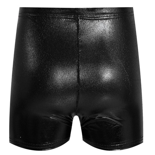Kids Metallic Party Dance Performance Hot Pants Youth Shorts Practice Costume - Picture 9 of 72