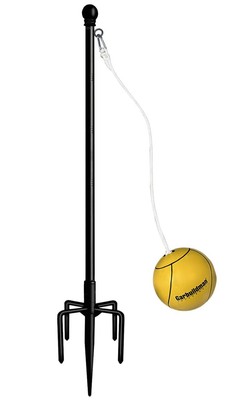Tetherball Set with Ball & Rope for Outdoor Backyard, Adjustable Tether Ball ...
