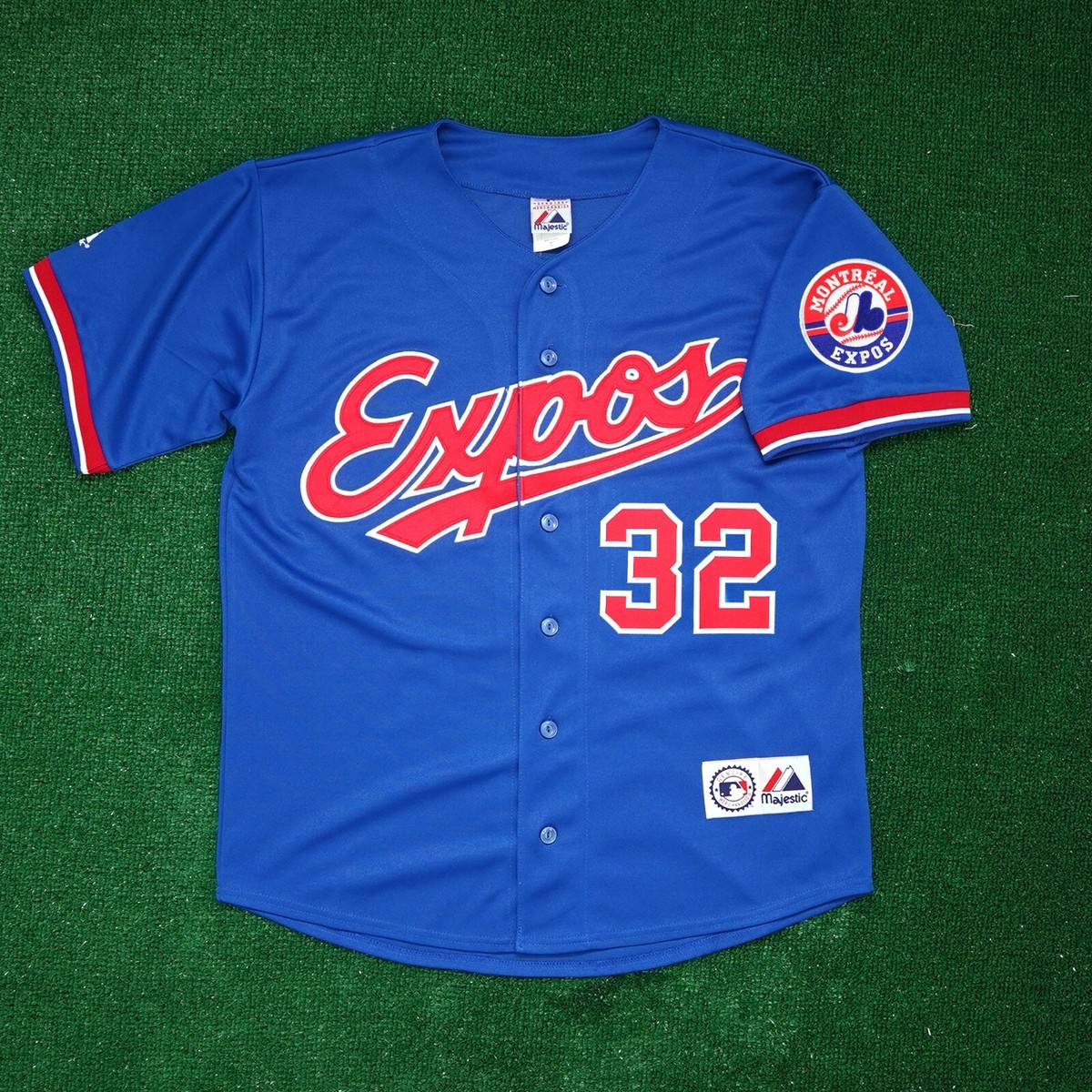 Dennis Martinez Montreal Expos Alternate w/ Team Patch Blue Jersey