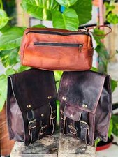 Bags Advance Bag For Sportster New Goat Leather Motorcycle Adjustable Saddle