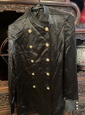 Brand new Balmain For HM Blazer Black 100 Silk Jacket Shirt US 4 EUR 34