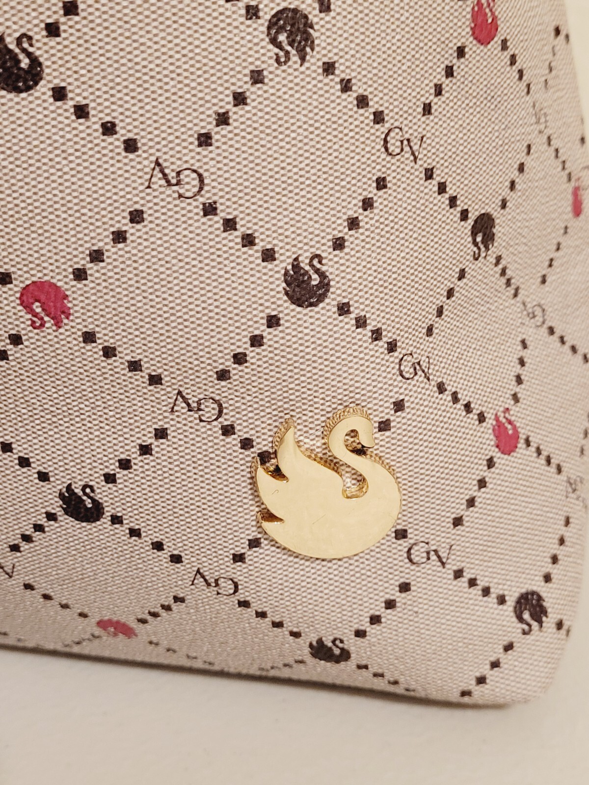 Gloria Vanderbilt Tan Patterned Adjustable Straps… - image 3