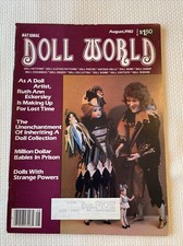 Aug 1982 National Doll World Magazine Fashion Clothes Patterns Eckersley