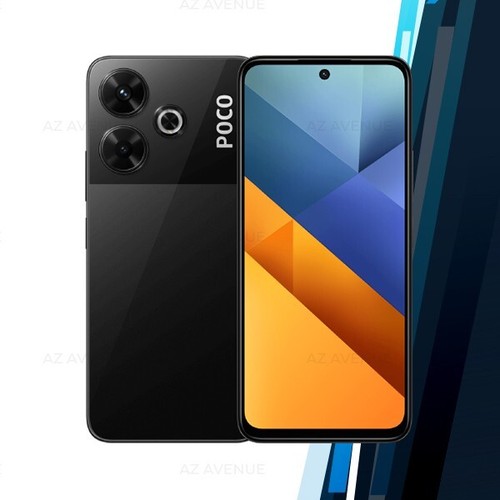 Xiaomi POCO M6 Android Mobile Phone (6GB+128GB/Black/Dual SIM/Unlocked/NEW) - Afbeelding 2 van 5