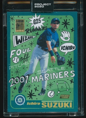 Ichiro Suzuki 2020 Project 2001 Topps /6207 Sophia Chang #62 HOF