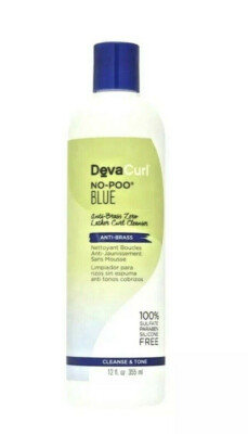 DevaCurl No Poo Blue Shampoo 12oz-NEW