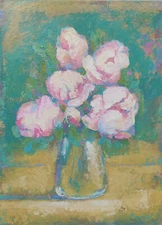 Original Painting Flowers Still life Signed Art hand painted