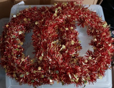 new set of two 12 inch christmas wreaths red and gold