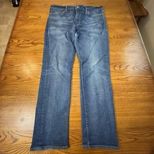 Levi's 511 Slim Fit Straight Leg Blue Premium Jeans Men's Sz 38x32 (meas. 38x31)