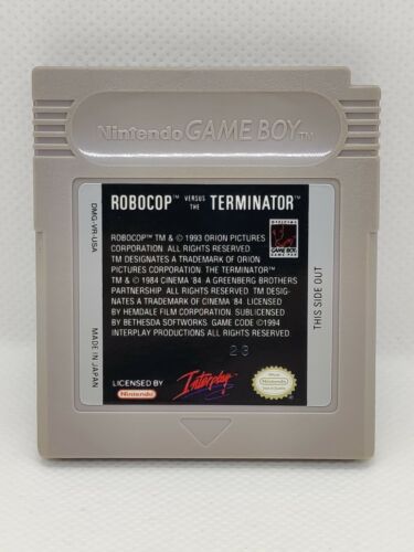 Nintendo Gameboy Spiel - Robocop versus The Terminator (US Modul) Zustad gut  - Bild 1 von 2