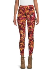 New No Boundaries Moon Star Sueded Ankle Leggings Juniors Women Butterfly