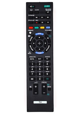 Vhbw Vervangende Afstandsbediening Voor Sony TV – Compatibel Met KDL-46X3000, KDL-46W905A En Meer – Direct Bruikbaar
