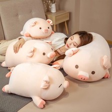 Stuffed Pig Plush Toys Kids Cushion Soft Stuffed Dolls Children Birthday Gift US