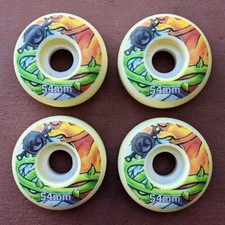 NEW set of 4 Kryptonics 54mm skateboard skateboarding urethane wheels wheel