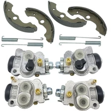 Front Brake Wheel Cylinders All Four w/Shoes for Honda FourTrax 300 TRX300FW 4x4