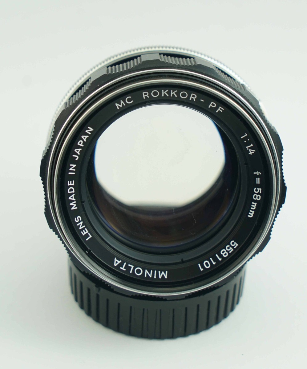 【C6326】 SRT 101＋MC ROKKOR-PF 1:1.4 58ｍｍ C6326】 SRT 101＋MC ROKKOR-PF 1:1.4 58mm Minolta MC Rokkor