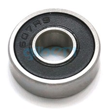 5pcs 607-2RS 7x19x6mm ABEC1 Thin-wall Seal Deep Groove Ball Bearing