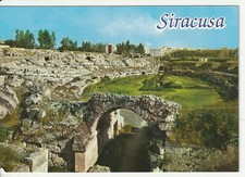 POSTCARD  , unused , ROMAN AMPITHEATRE , SERACUSA