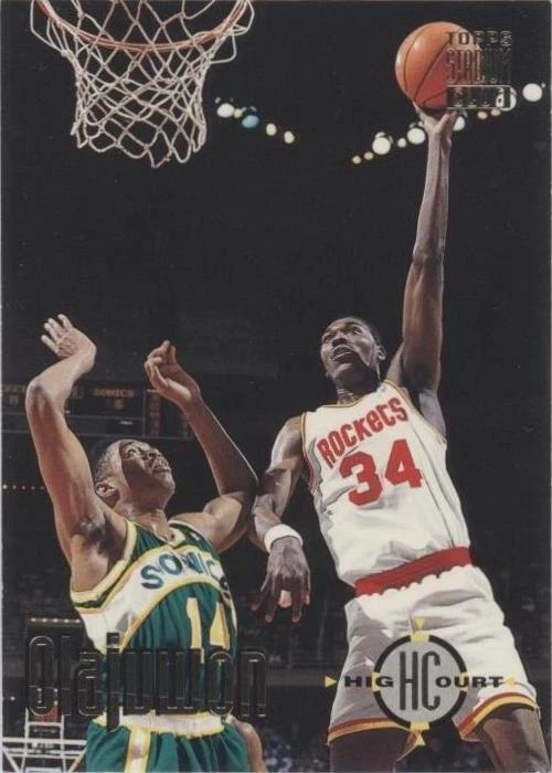 1993-94 Topps Stadium Club - Hakeem Olajuwon #64