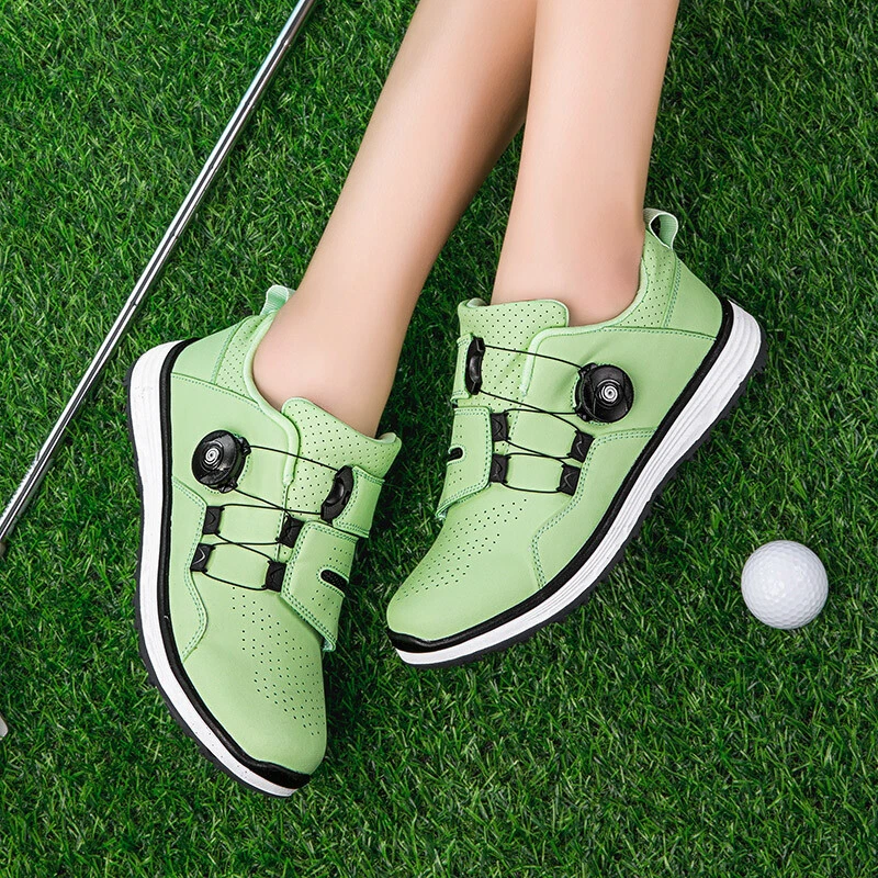 Zapatos deportivos profesionales de golf para mujer al aire libre impermeables para golf Foto 4 de 4