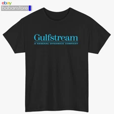 Gulfstream Aerospace Logo Black/White/Grey/Navy/Red/Light Blue T-Shirt S-5XL
