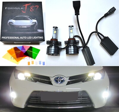LED 20W H7 Blue 10000K Two Bulbs Head Light High Beam Replacement Show Lamp Fit