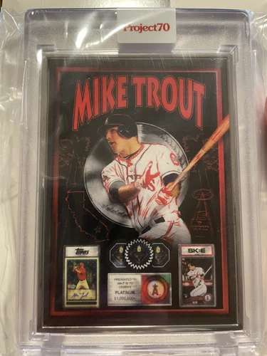 Topps Project 70 Card 410 - 2011 Mike Trout by DJ Skee Artist Proof #38/51 AP